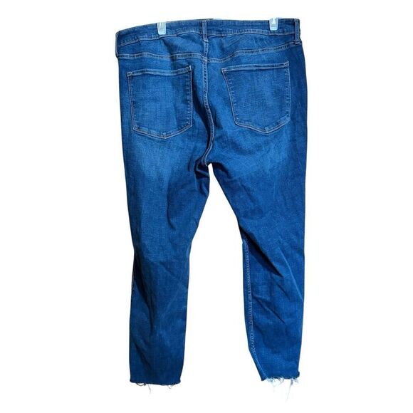 Old Navy Jeans Womens 18 Blue 360 Stretch Extra High Rise Rockstar Super Skinny - Picture 5 of 8